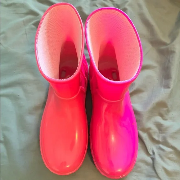 UGG Women’s Pink/Purple Drizlita Waterproof Rain Boots - Size 7! - Picture 7 of 11